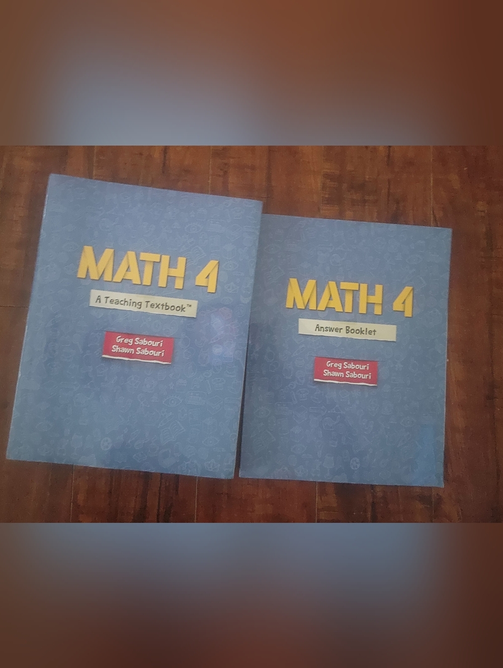 Math 4 Teaching Textbook & Answer Booklet - Blue